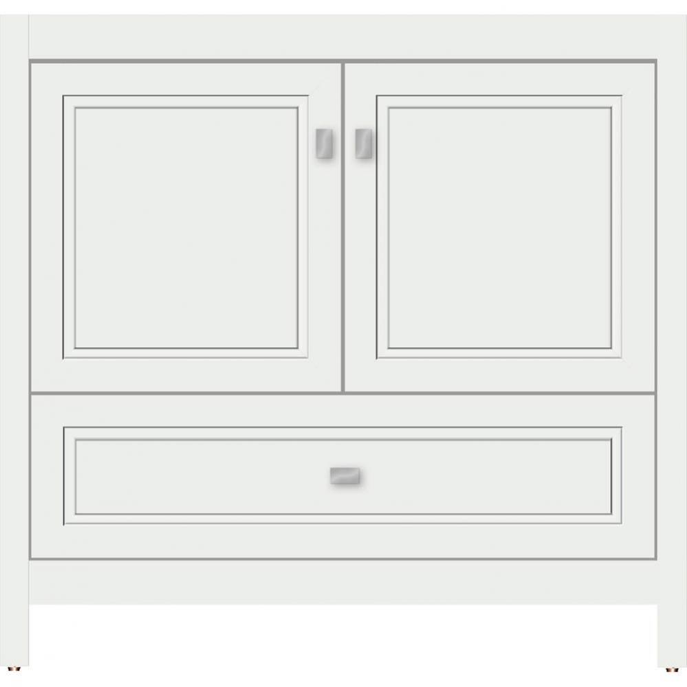 36 X 21 X 34.5 Alki Essence Vanity Ogee Miter Powder Grey Std