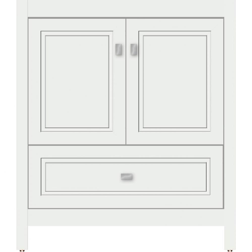 30 X 18.5 X 34.5 Alki Essence Vanity Ogee Miter Powder Grey Std