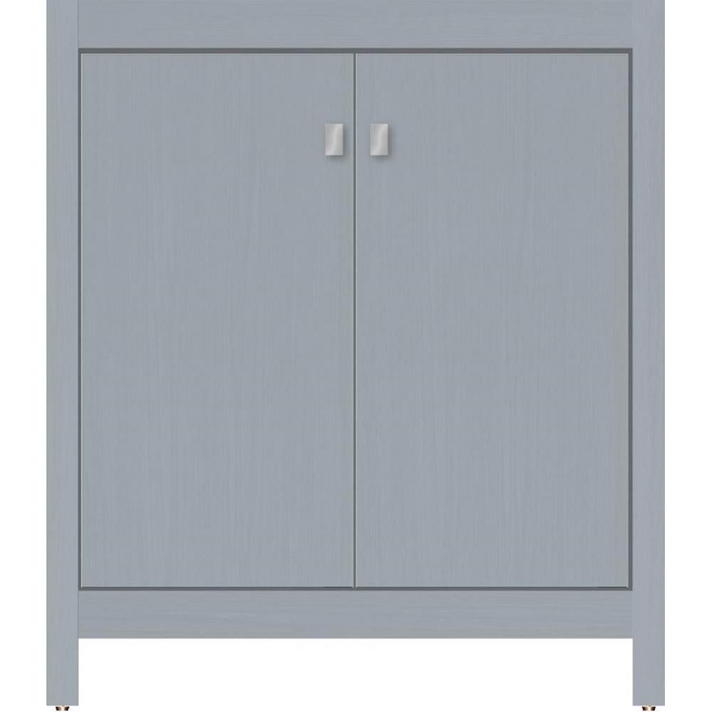 30 X 18.5 X 34.5 Alki View Vanity Slab Silver Oak Std