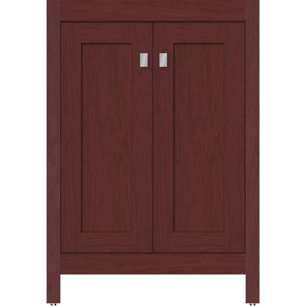 24 X 18.5 X 34.5 Alki View Vanity Shaker Dk Cherry Std