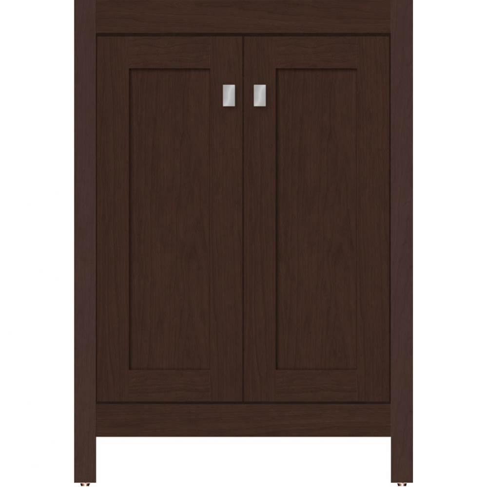 24 X 18.5 X 34.5 Alki View Vanity Shaker Choc Cherry Std