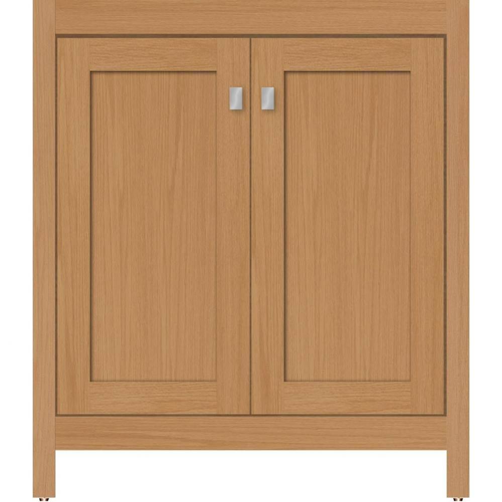 30 X 21 X 34.5 Alki View Vanity Shaker Nat Oak Std