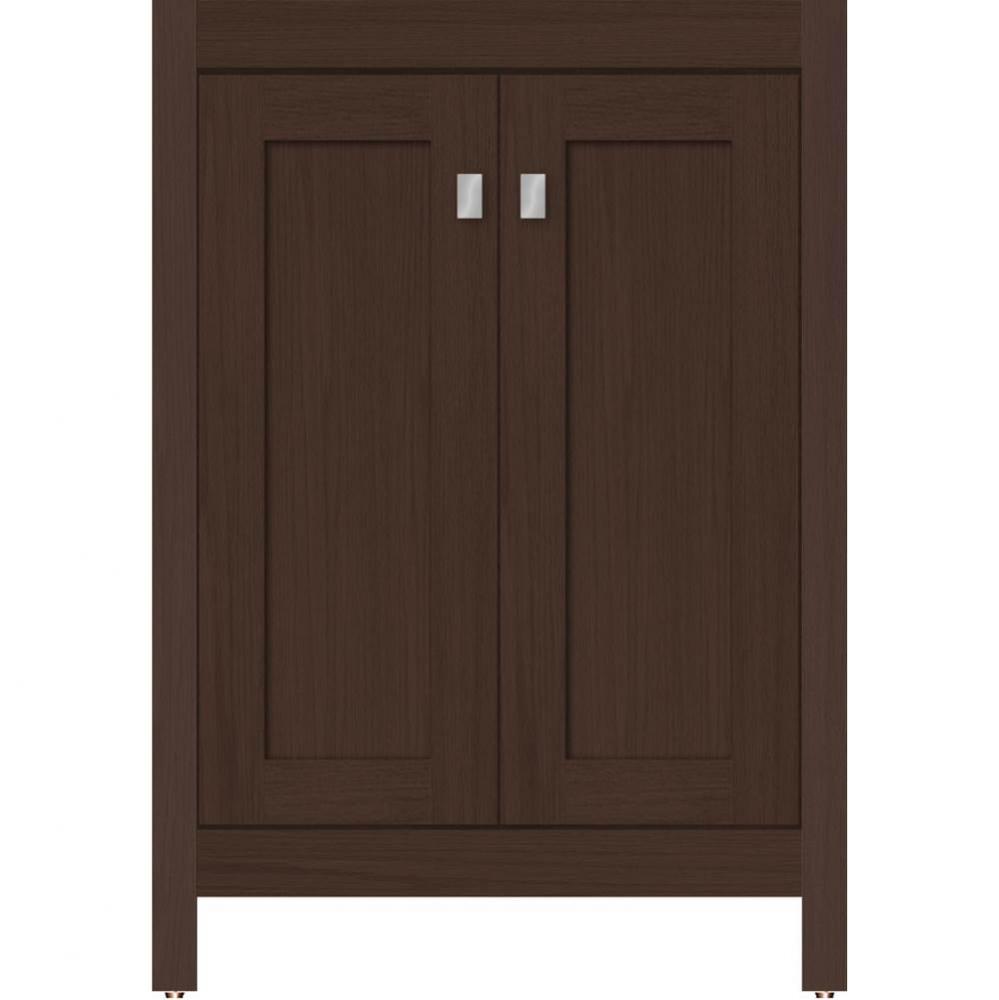 24 X 18.5 X 34.5 Alki View Vanity Shaker Choc Oak Std