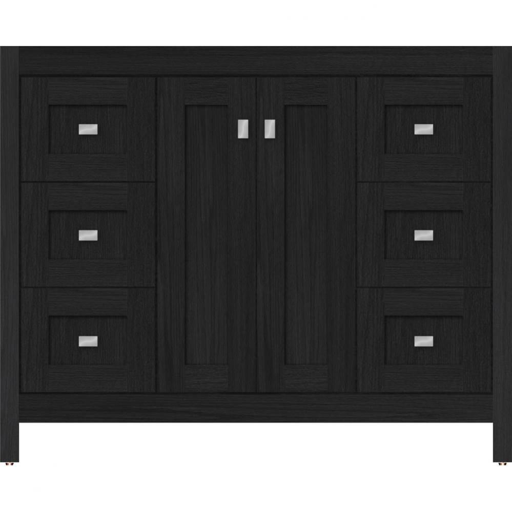 42 X 21 X 34.5 Alki View Vanity Shaker Midnight Oak Sb