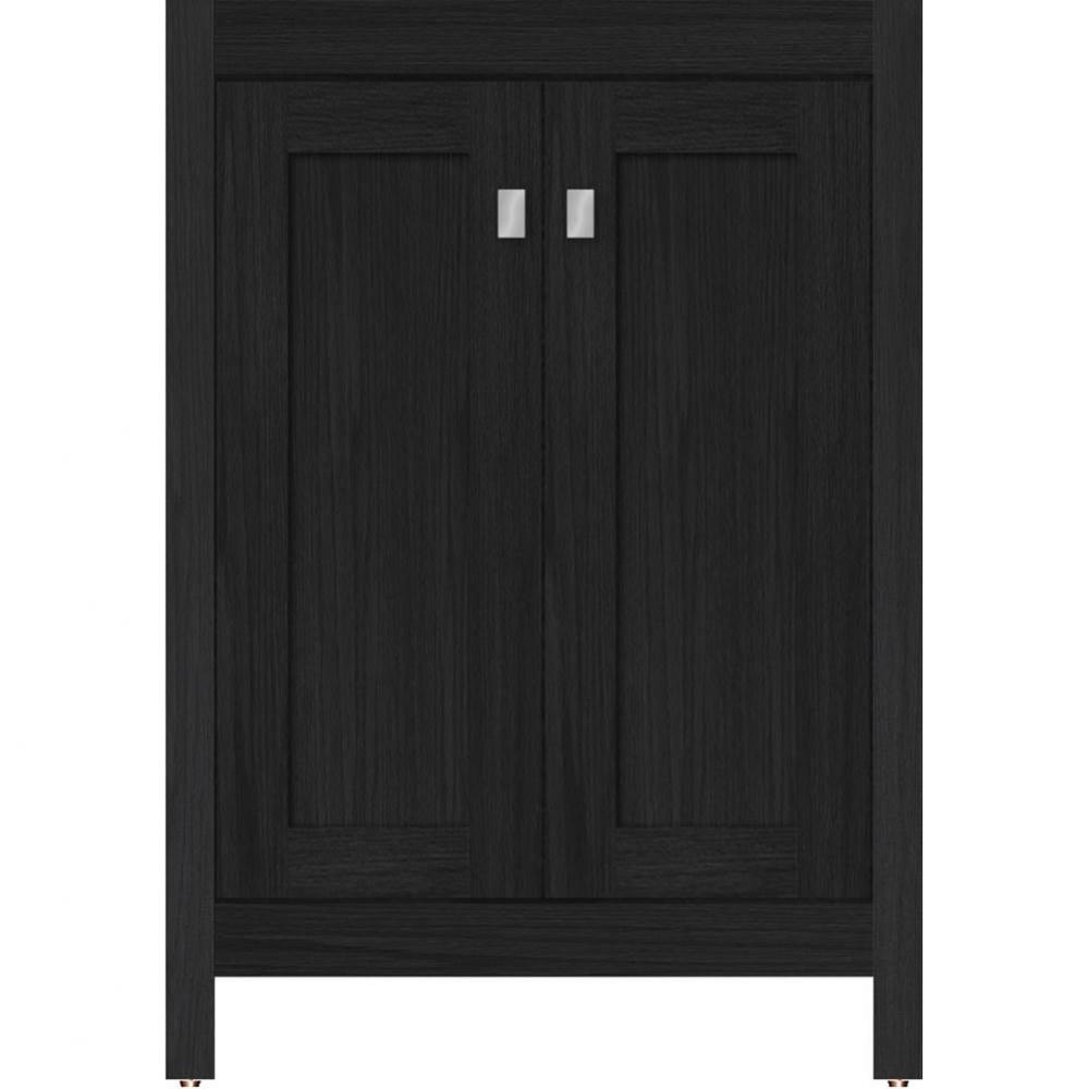 24 X 21 X 34.5 Alki View Vanity Shaker Midnight Oak Std