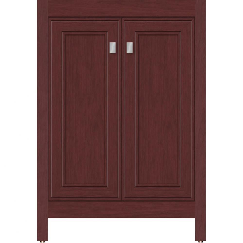 24 X 18.5 X 34.5 Alki View Vanity Deco Miter Dk Cherry Std