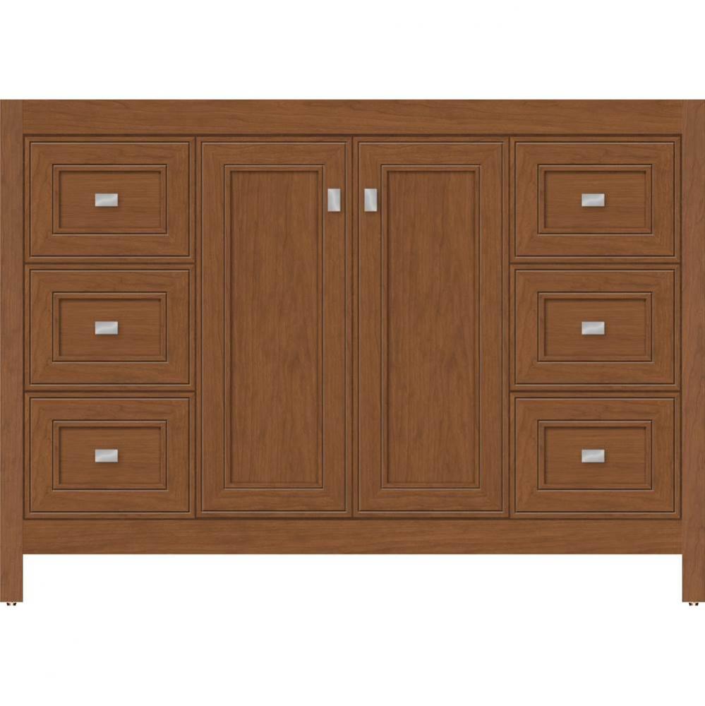 48 X 21 X 34.5 Alki View Vanity Deco Miter Cinn Cherry Sb