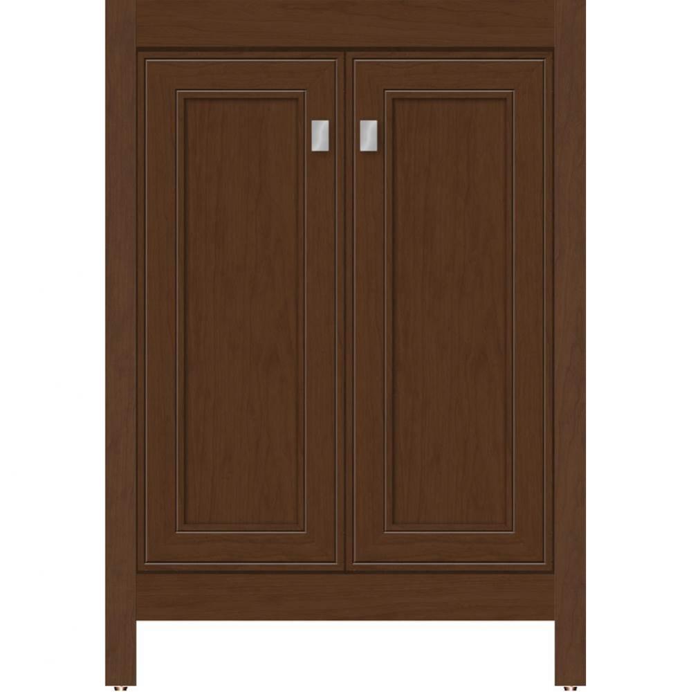 24 X 21 X 34.5 Alki View Vanity Deco Miter Pecan Cherry Std