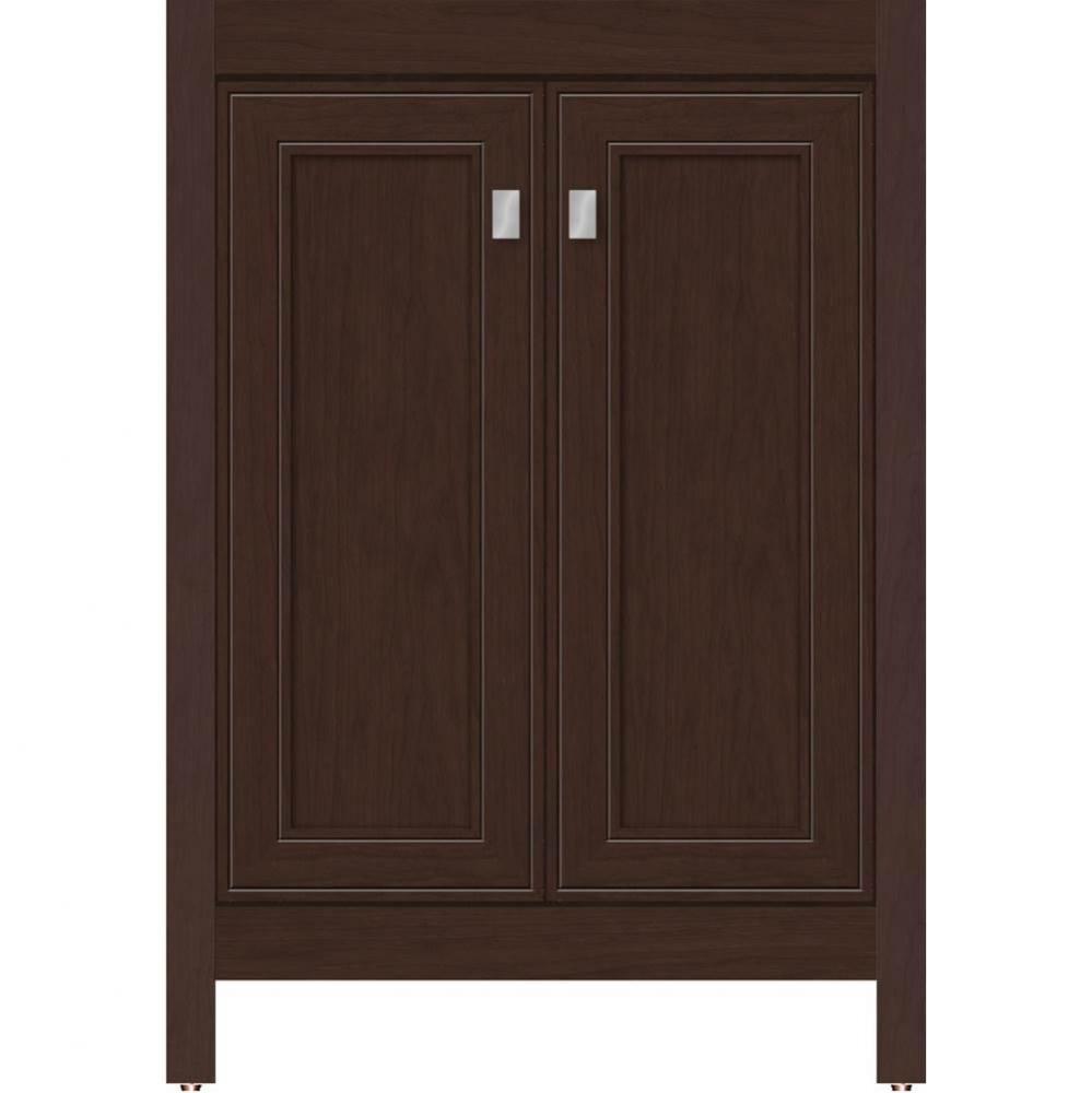 24 X 18.5 X 34.5 Alki View Vanity Deco Miter Choc Cherry Std