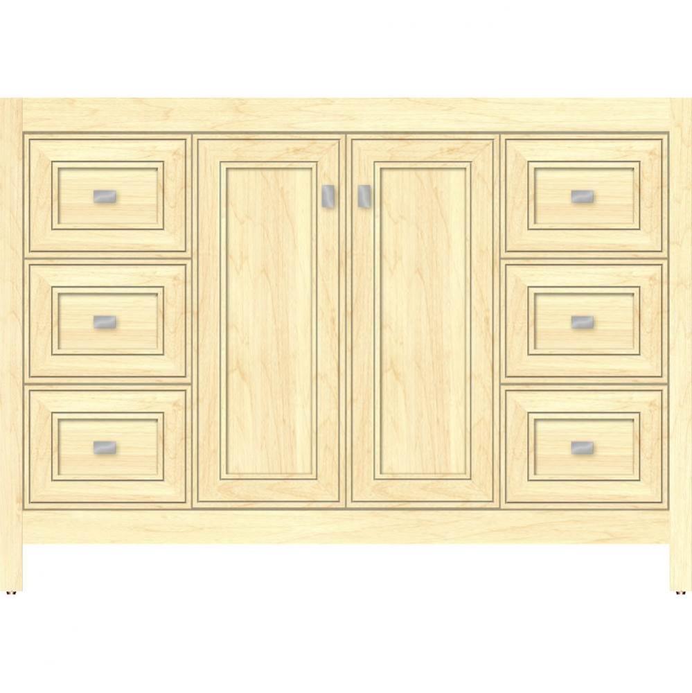 48 X 18.5 X 34.5 Alki View Vanity Deco Miter Nat Maple Sb