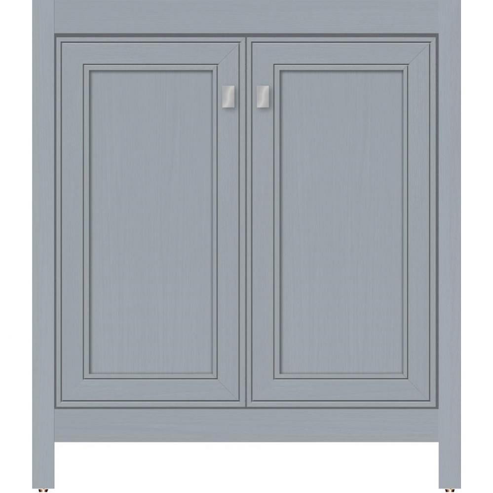 30 X 21 X 34.5 Alki View Vanity Deco Miter Silver Oak Std