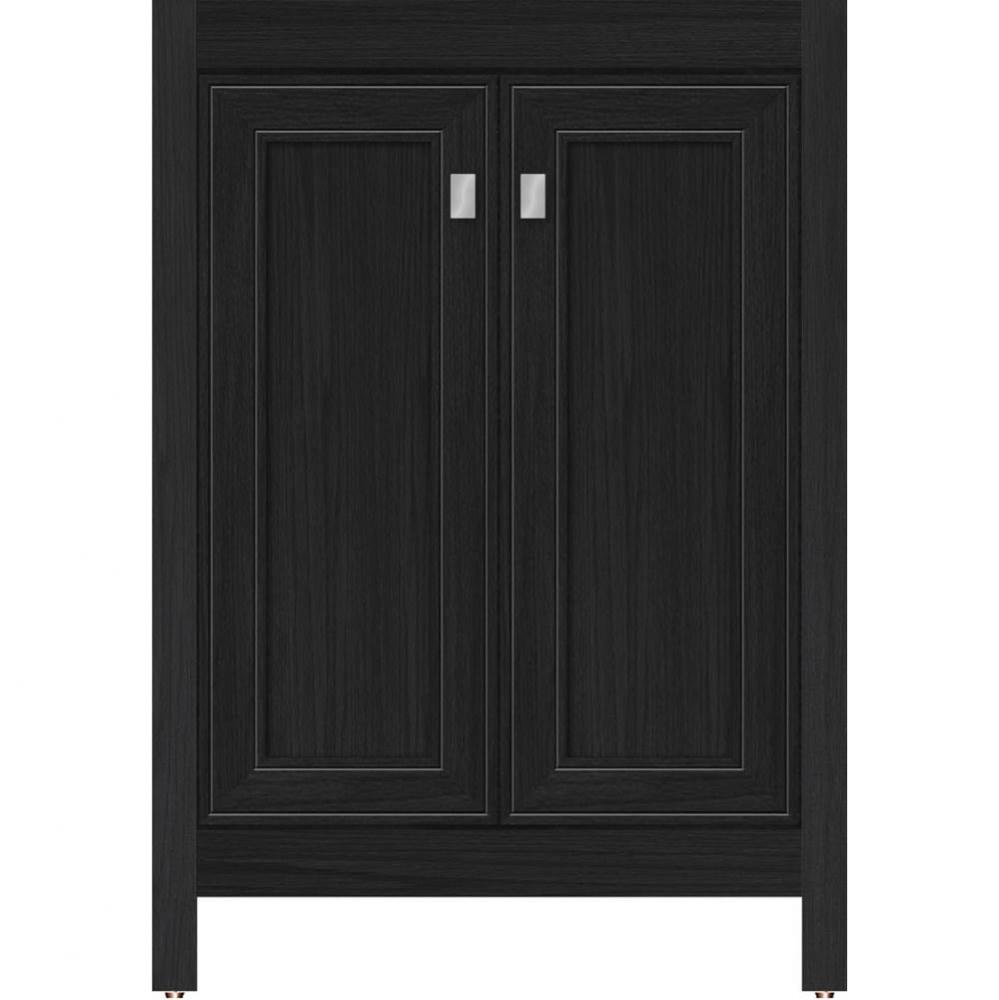 24 X 21 X 34.5 Alki View Vanity Deco Miter Midnight Oak Std