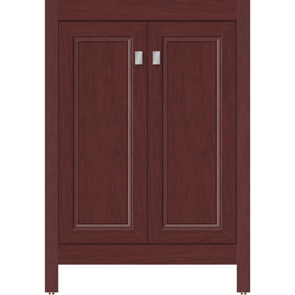 24 X 18.5 X 34.5 Alki View Vanity Ogee Miter Dk Cherry Std