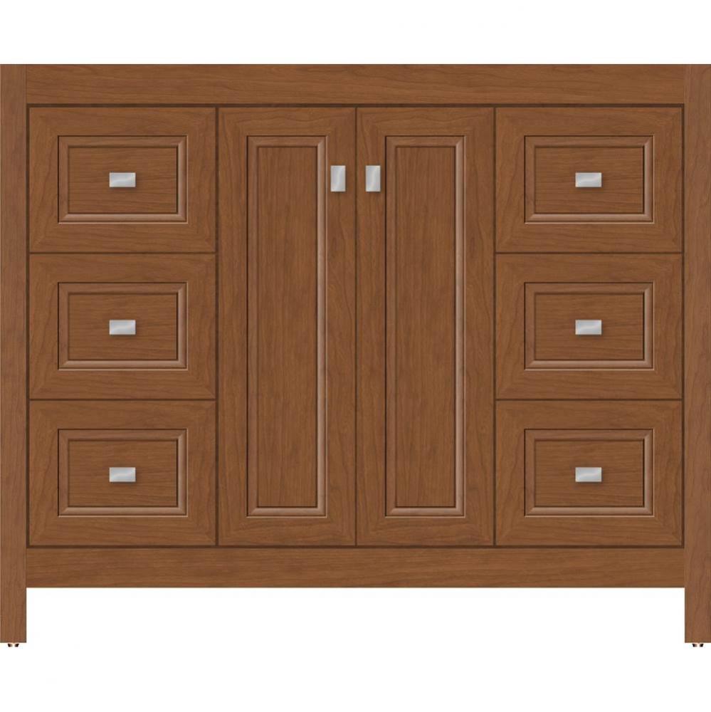 42 X 18.5 X 34.5 Alki View Vanity Ogee Miter Cinn Cherry Sb