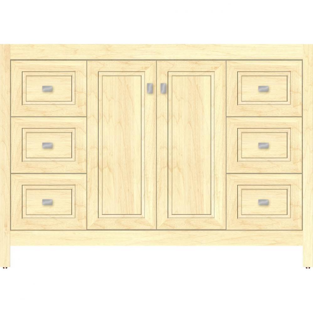 48 X 18.5 X 34.5 Alki View Vanity Ogee Miter Nat Maple Sb