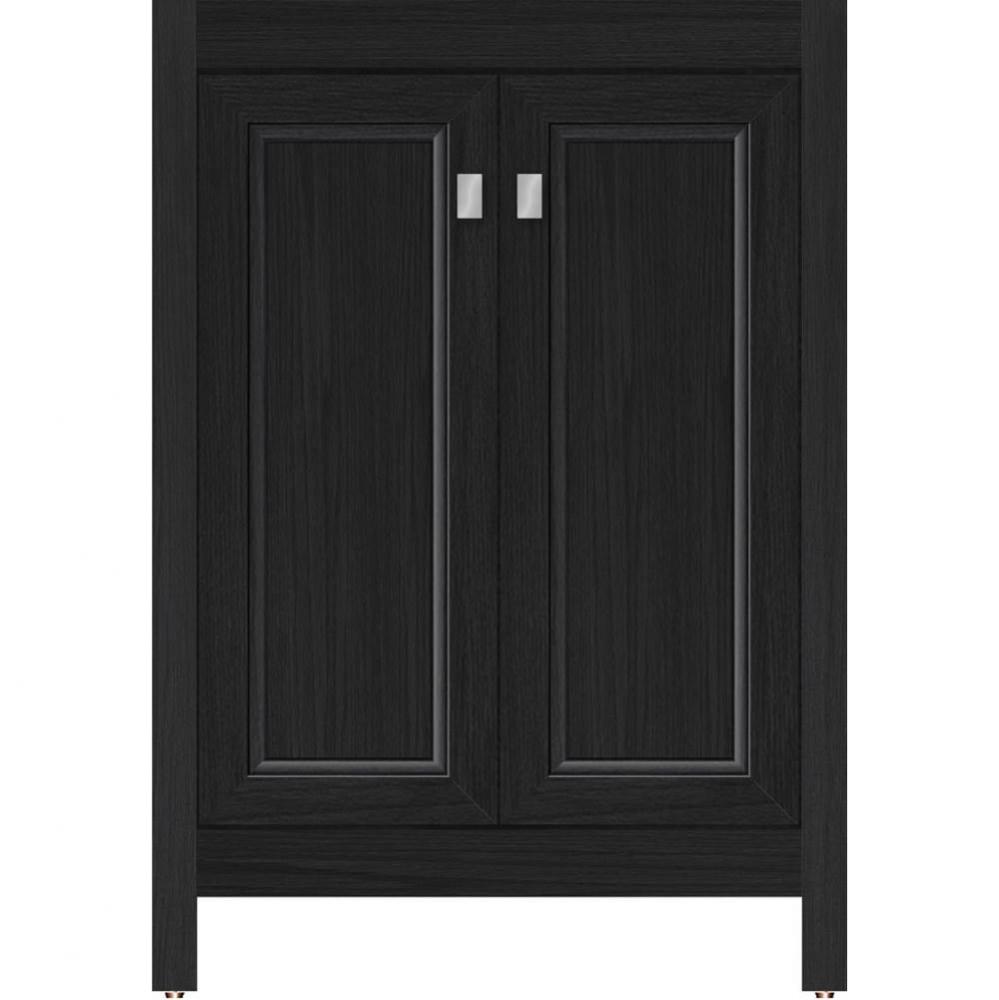 24 X 21 X 34.5 Alki View Vanity Ogee Miter Midnight Oak Std