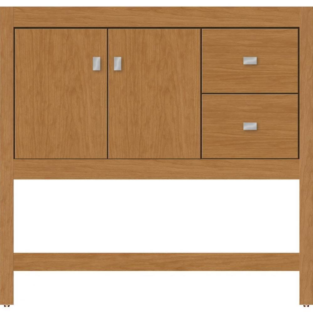 36 X 18.5 X 34.5 Alki Spa Vanity Slab Nat Cherry Rh