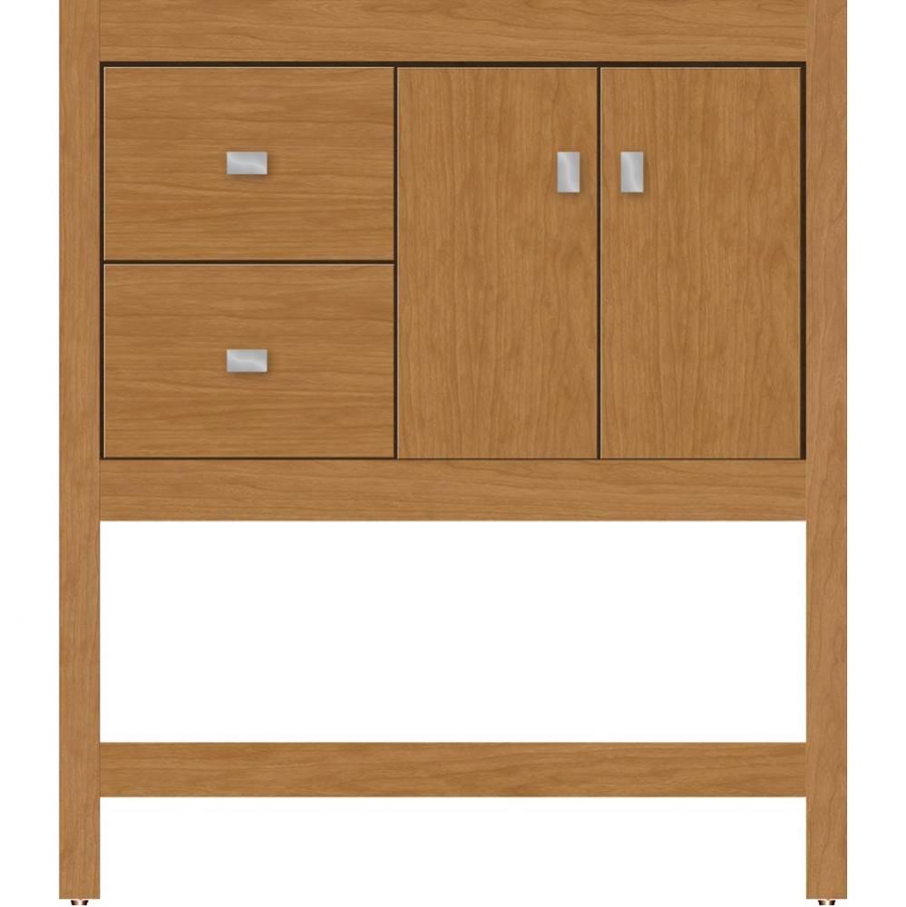 30 X 21 X 34.5 Alki Spa Vanity Slab Nat Cherry Lh