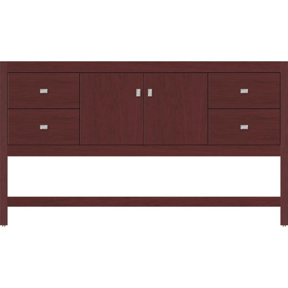 60 X 18.5 X 34.5 Alki Spa Vanity Slab Dk Cherry Sb