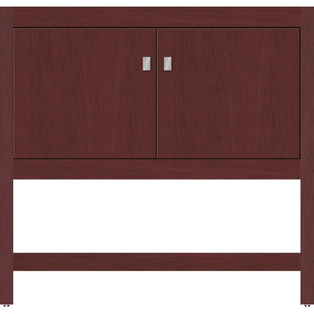 36 X 18.5 X 34.5 Alki Spa Vanity Slab Dk Cherry Std