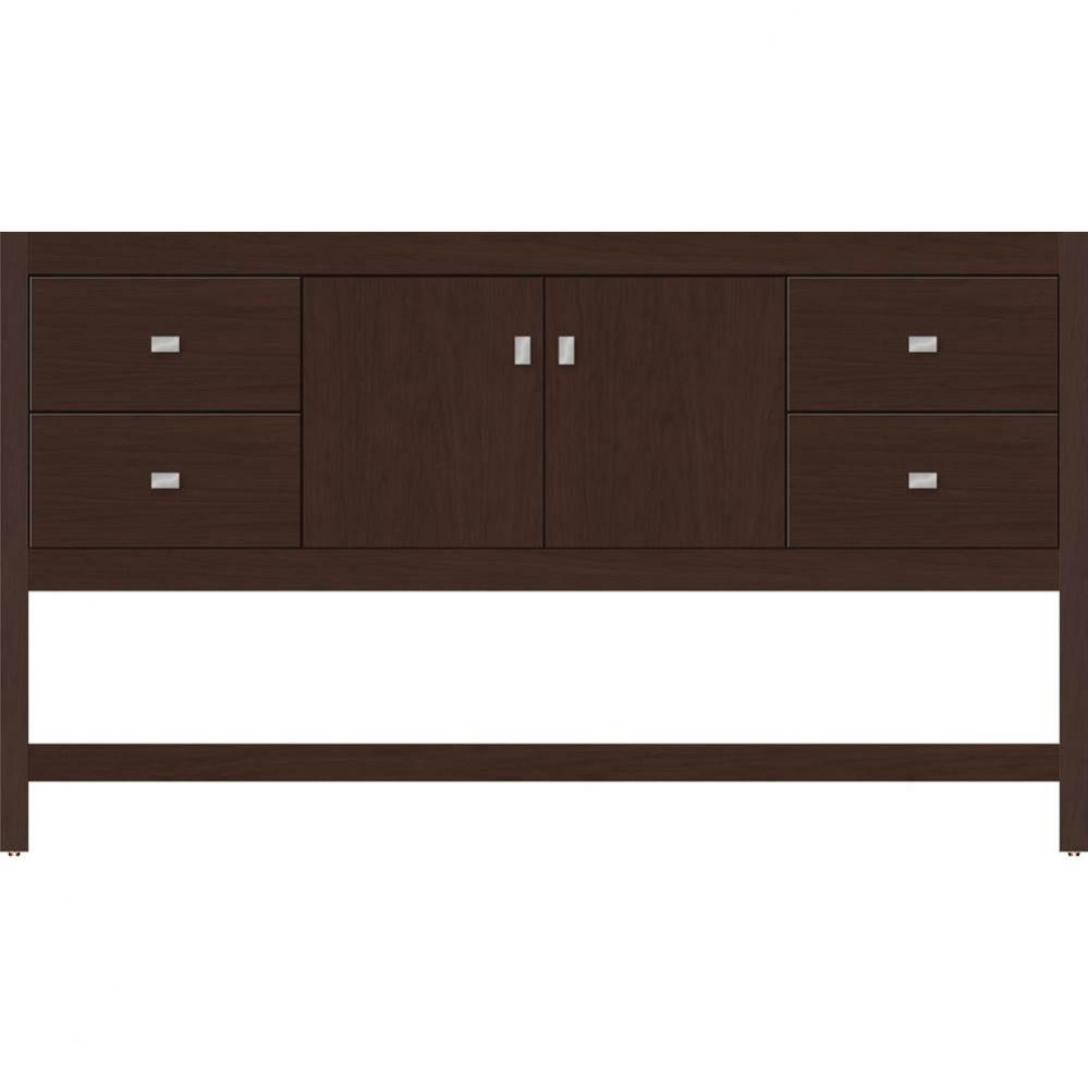 60 X 18.5 X 34.5 Alki Spa Vanity Slab Choc Cherry Sb