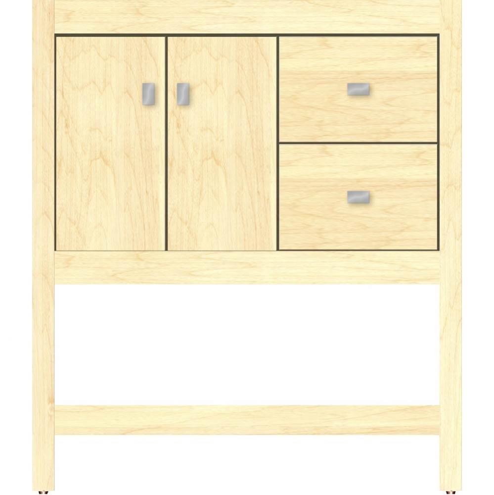 30 X 21 X 34.5 Alki Spa Vanity Slab Nat Maple Rh