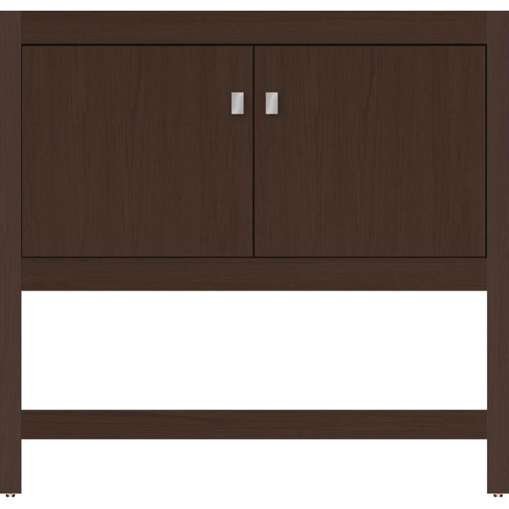 36 X 21 X 34.5 Alki Spa Vanity Slab Choc Oak Std