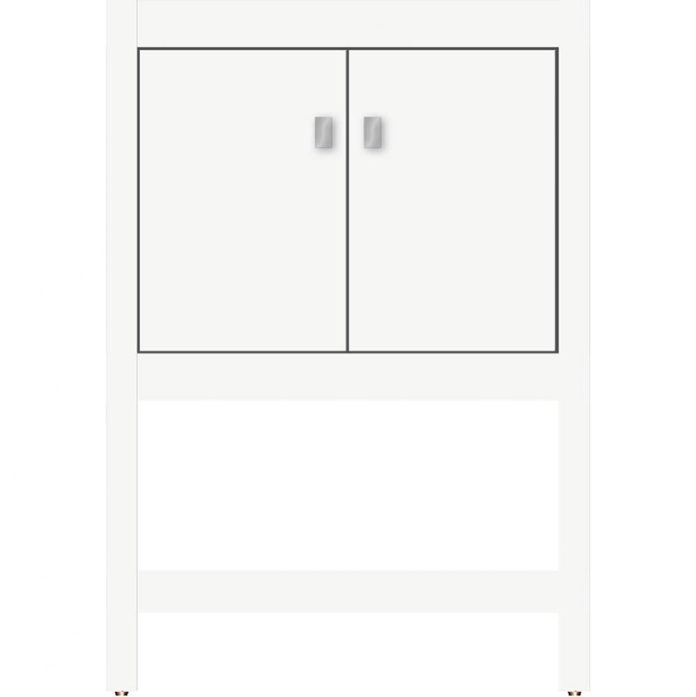 24 X 21 X 34.5 Alki Spa Vanity Slab Sat White Std