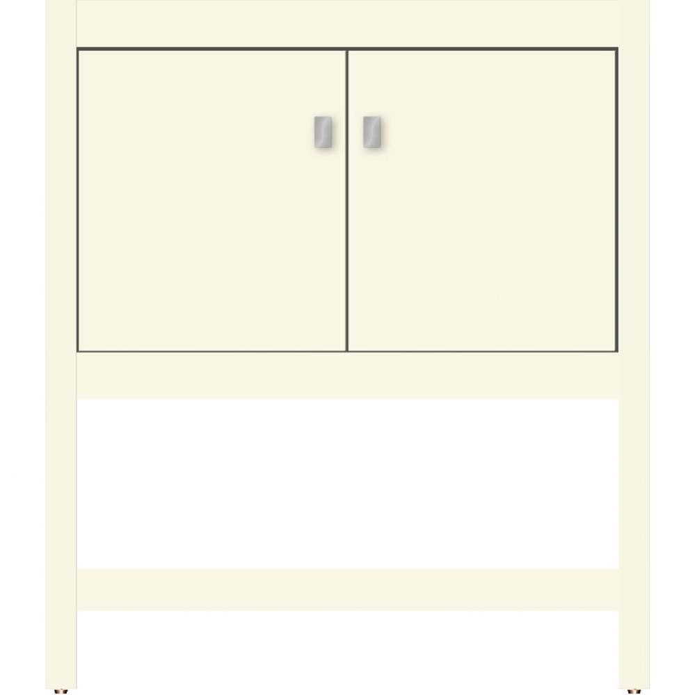30 X 21 X 34.5 Alki Spa Vanity Slab Sat Biscuit Std