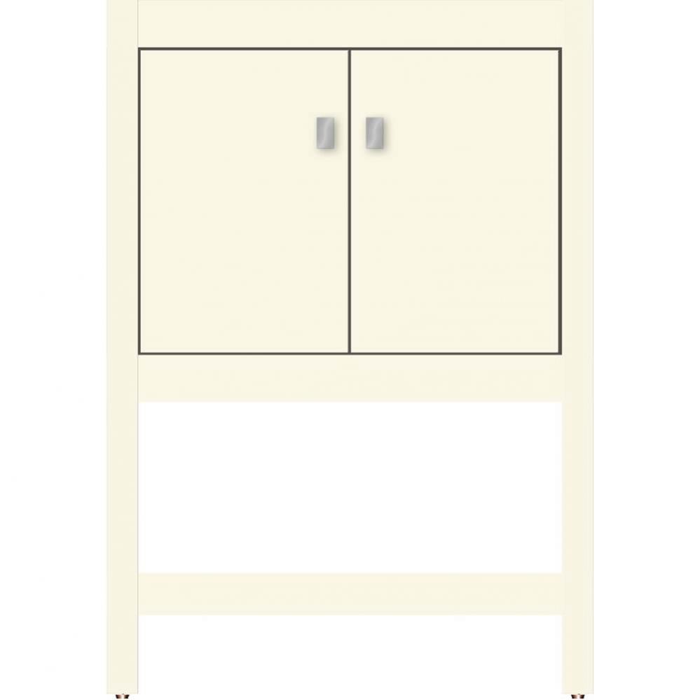 24 X 21 X 34.5 Alki Spa Vanity Slab Sat Biscuit Std