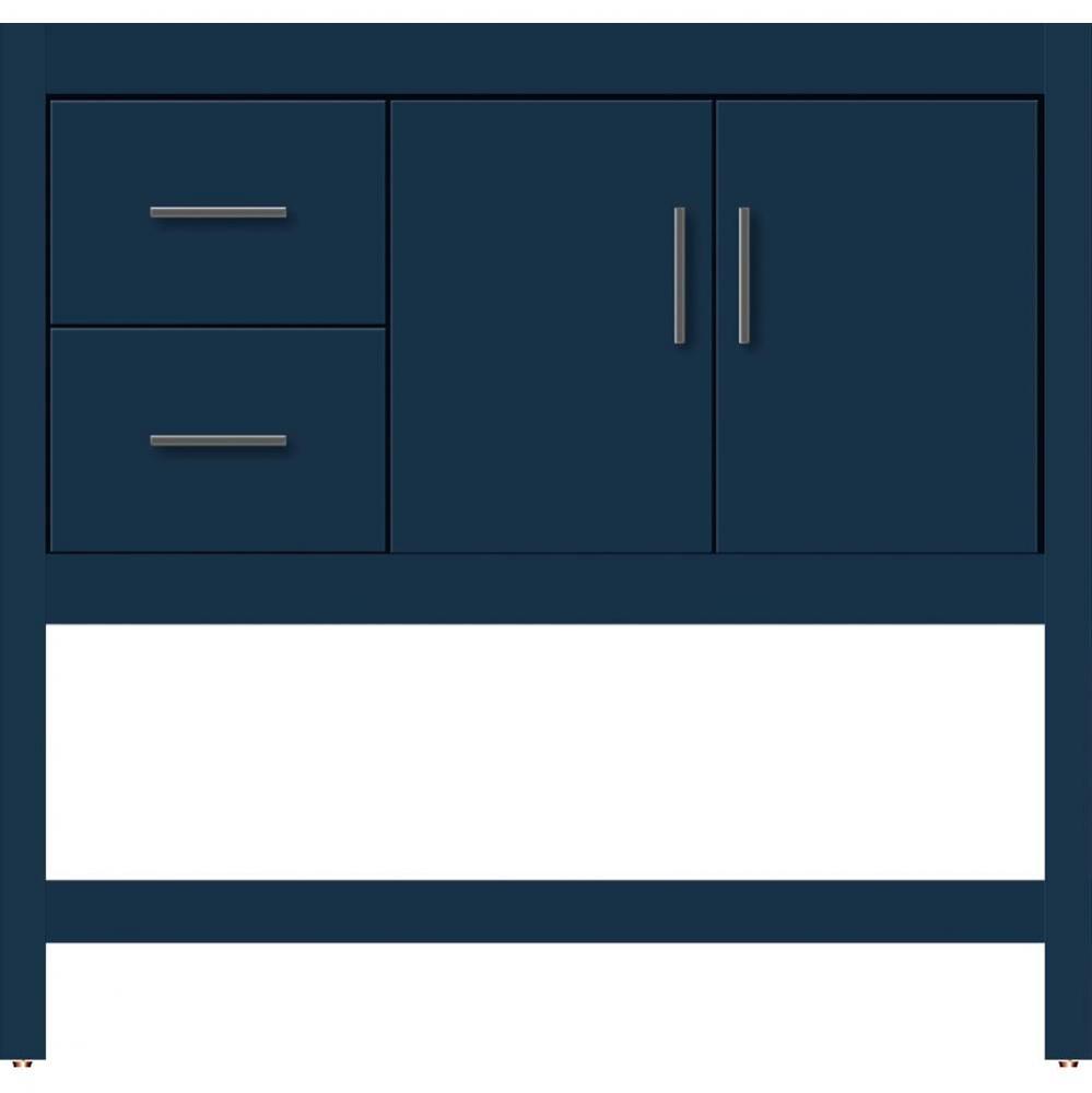 36 X 21 X 34.5 Alki Spa Vanity Slab Lapis Night Lh
