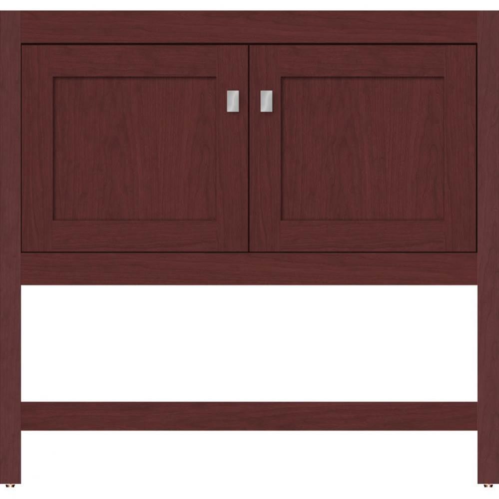 36 X 18.5 X 34.5 Alki Spa Vanity Shaker Dk Cherry Std