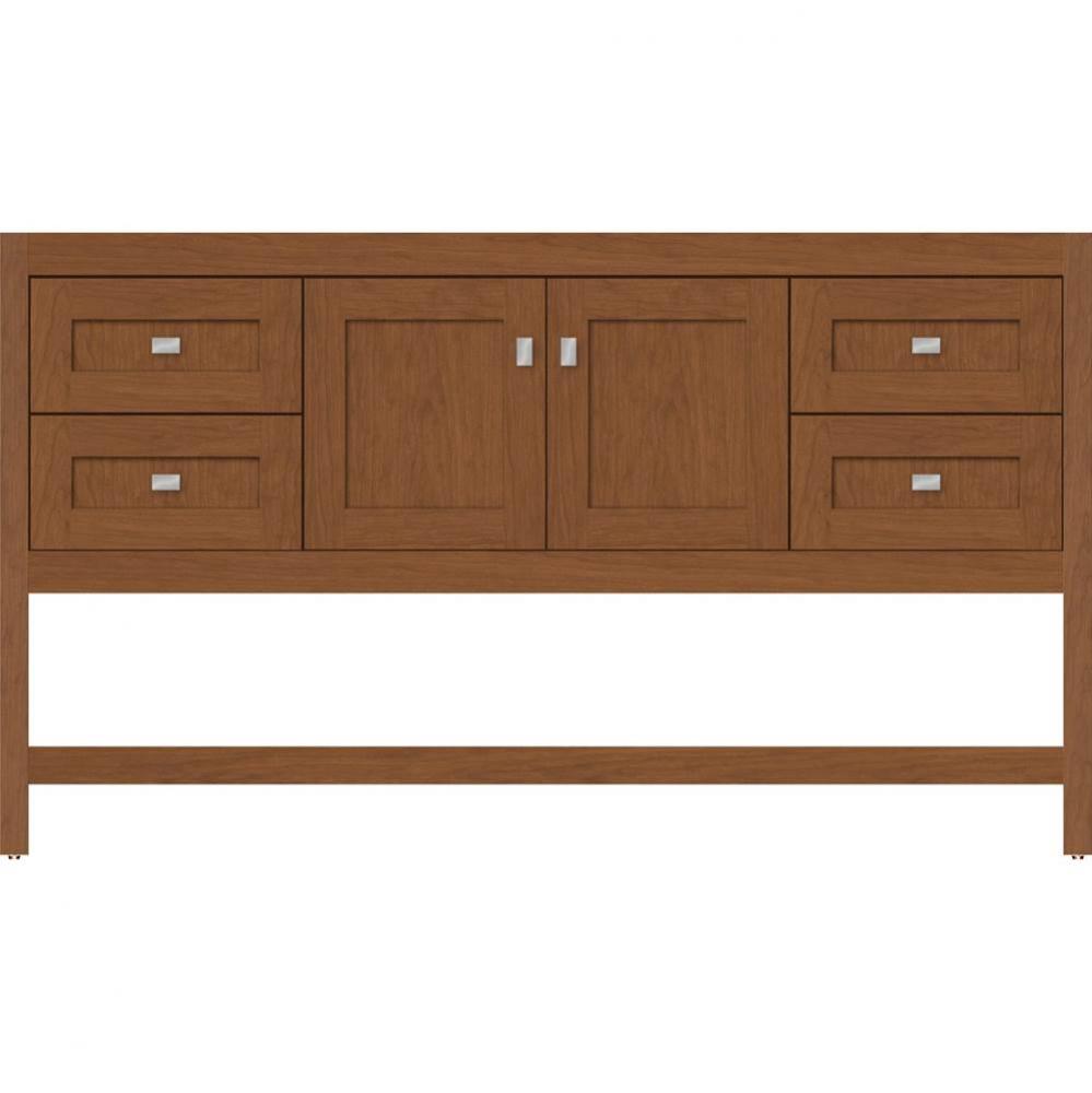 60 X 21 X 34.5 Alki Spa Vanity Shaker Cinn Cherry Sb