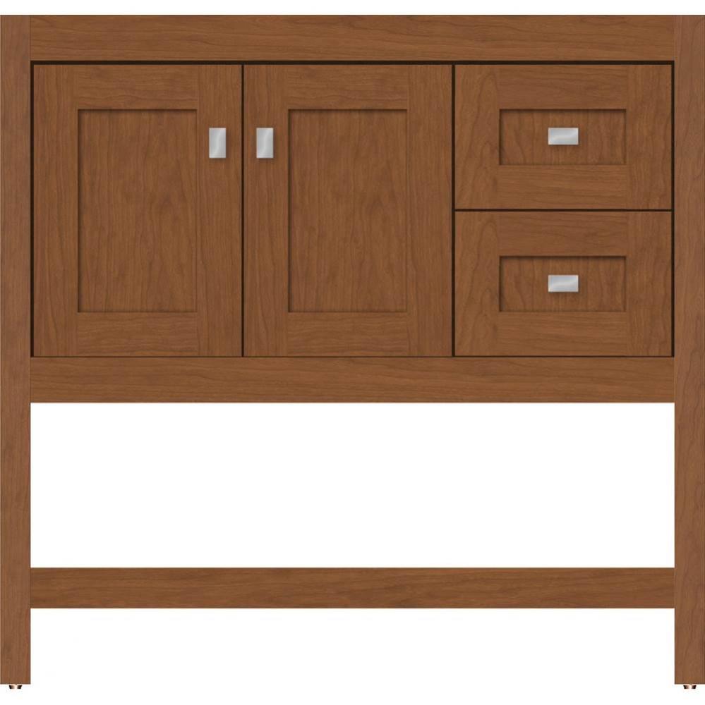 36 X 18.5 X 34.5 Alki Spa Vanity Shaker Cinn Cherry Rh
