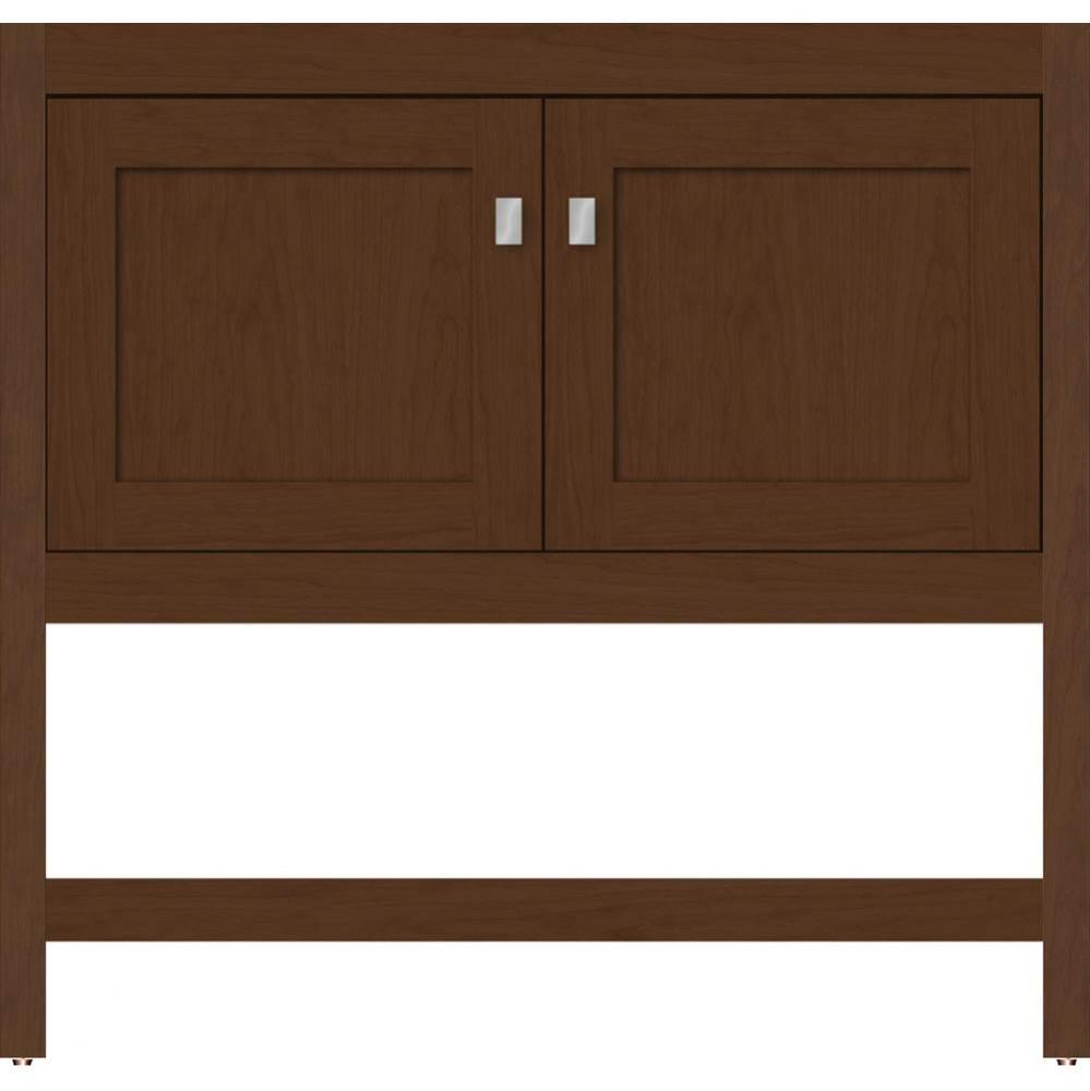 36 X 21 X 34.5 Alki Spa Vanity Shaker Pecan Cherry Std