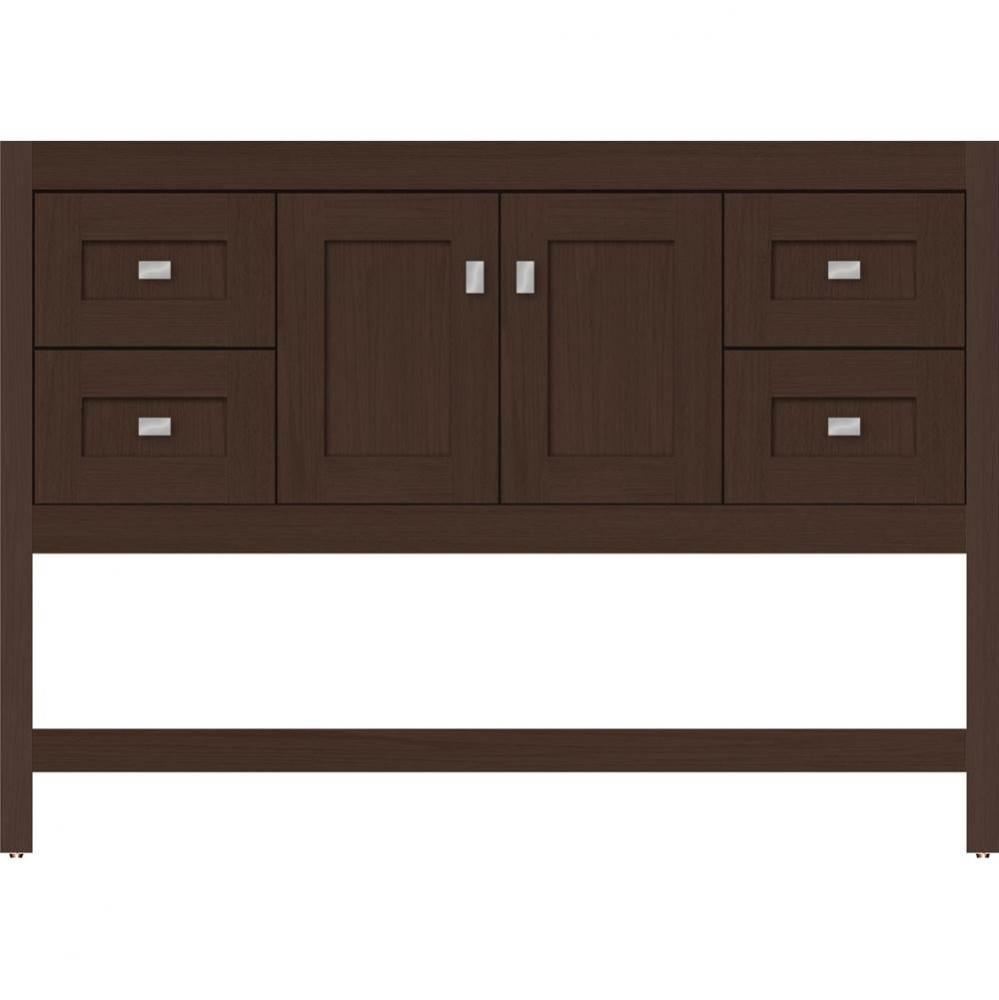 48 X 21 X 34.5 Alki Spa Vanity Shaker Choc Oak Sb