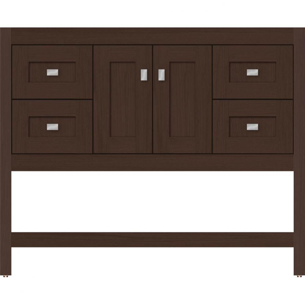 42 X 21 X 34.5 Alki Spa Vanity Shaker Choc Oak Sb