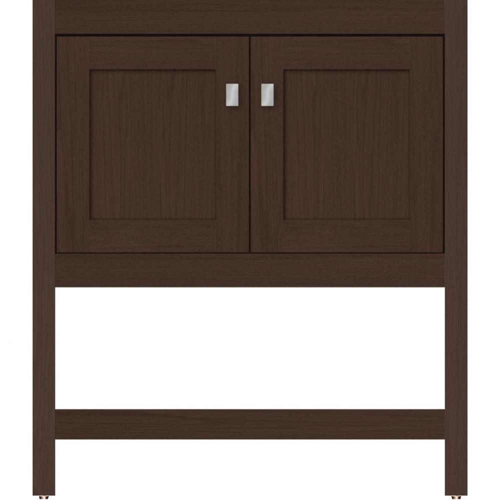 30 X 21 X 34.5 Alki Spa Vanity Shaker Choc Oak Std