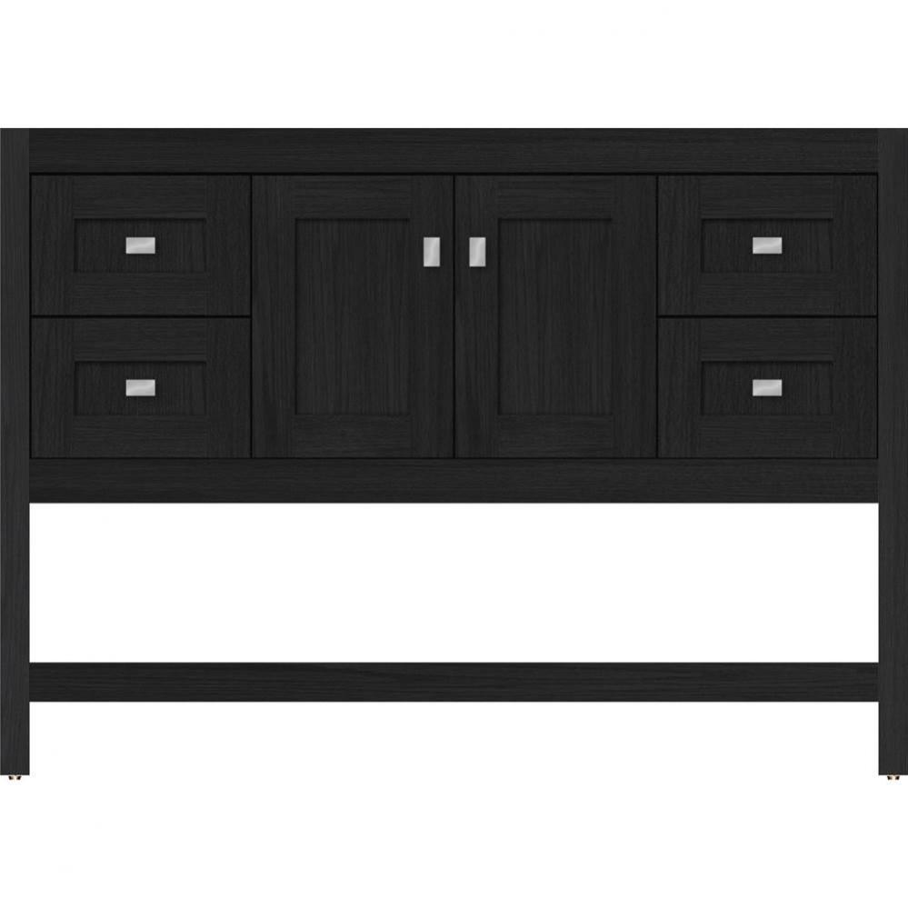 48 X 21 X 34.5 Alki Spa Vanity Shaker Midnight Oak Sb