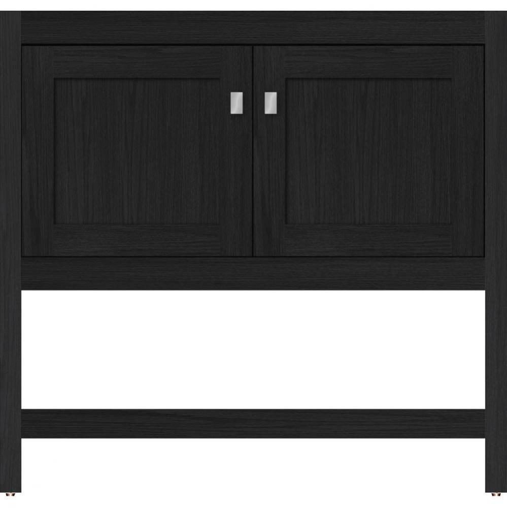 36 X 21 X 34.5 Alki Spa Vanity Shaker Midnight Oak Std