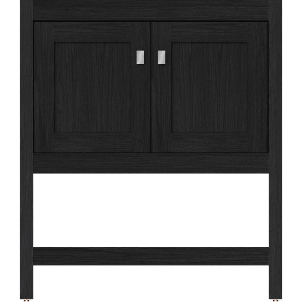 30 X 18.5 X 34.5 Alki Spa Vanity Shaker Midnight Oak Std