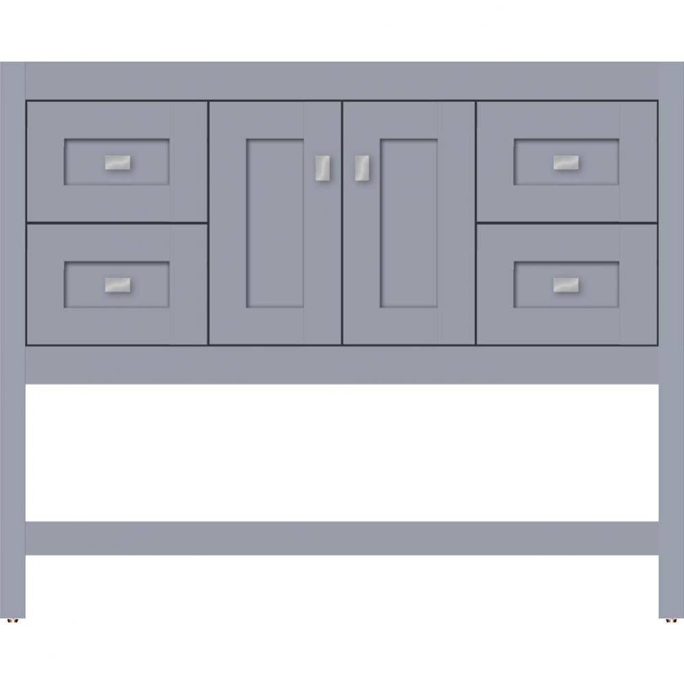 42 X 21 X 34.5 Alki Spa Vanity Shaker Sat Silver Sb