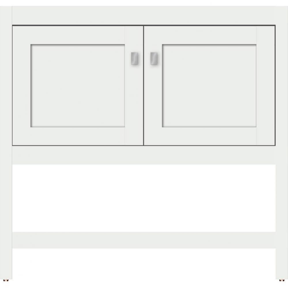 36 X 18.5 X 34.5 Alki Spa Vanity Shaker Powder Grey Std