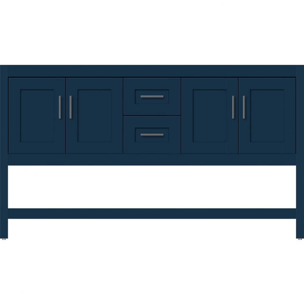 60 X 18.5 X 34.5 Alki Spa Vanity Shaker Lapis Night Db