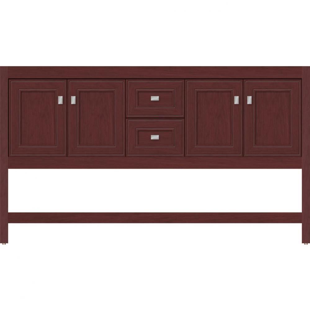 60 X 21 X 34.5 Alki Spa Vanity Deco Miter Dk Cherry Db