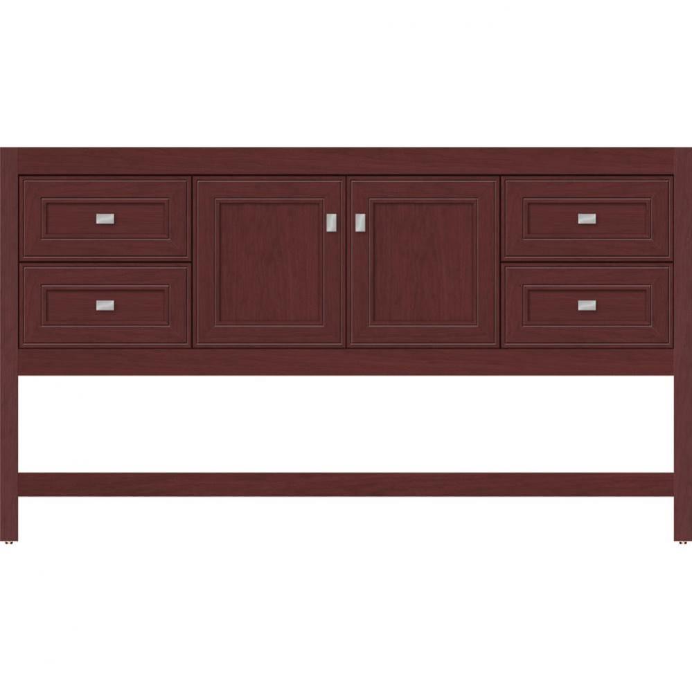 60 X 21 X 34.5 Alki Spa Vanity Deco Miter Dk Cherry Sb