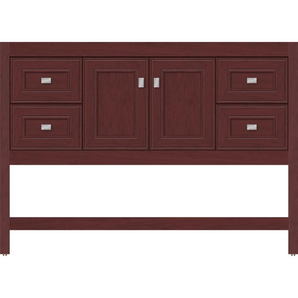 48 X 18.5 X 34.5 Alki Spa Vanity Deco Miter Dk Cherry Sb