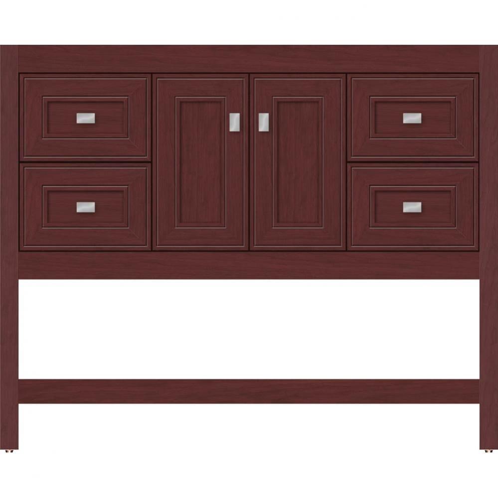 42 X 18.5 X 34.5 Alki Spa Vanity Deco Miter Dk Cherry Sb