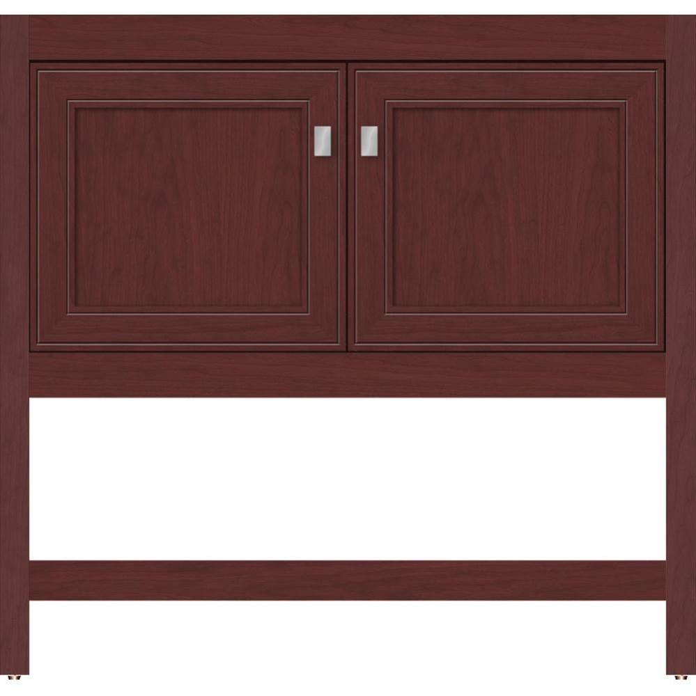 36 X 18.5 X 34.5 Alki Spa Vanity Deco Miter Dk Cherry Std