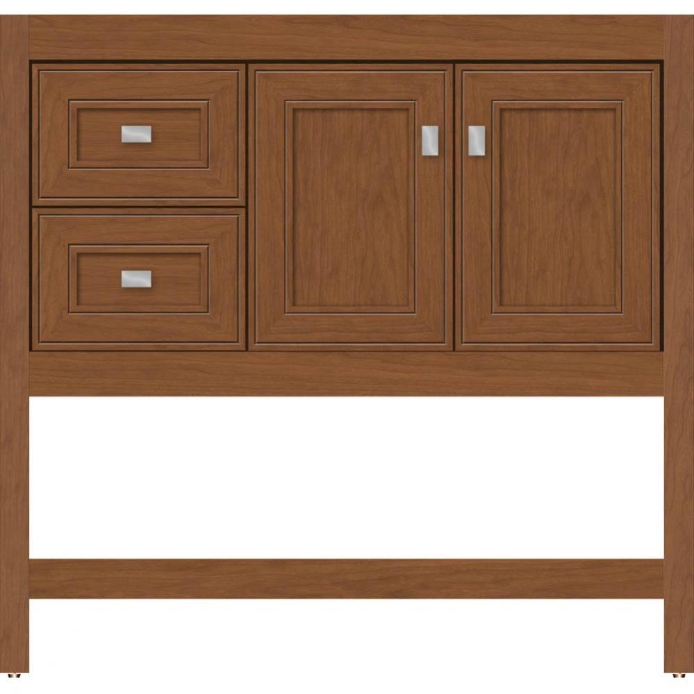 36 X 21 X 34.5 Alki Spa Vanity Deco Miter Cinn Cherry Lh